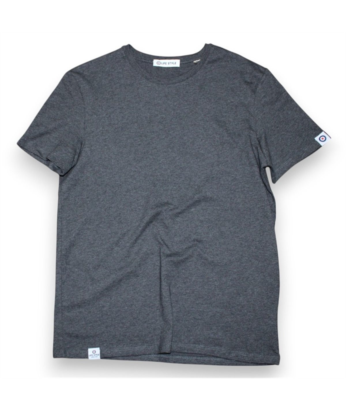 t-shirt grigio melange 1