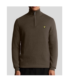 kn2112 maglia mezza zip lyle scott