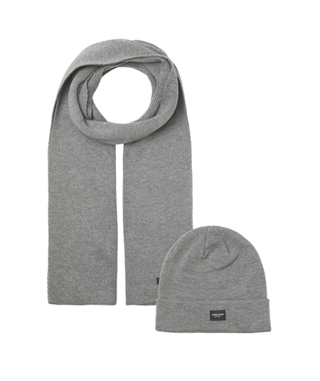 12102728_GR pack sciarpa cappello jack jones 1