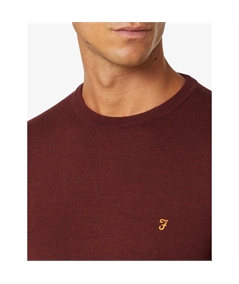 F4GF4081 maglia lna merino farah bordeaux 2
