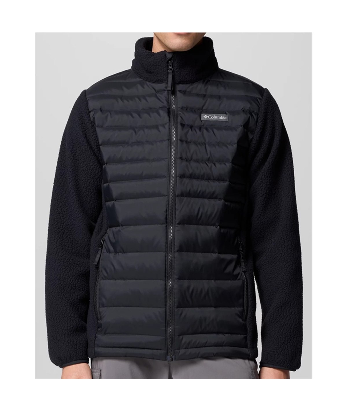 2138362013 giacca hybrid columbia nero 1