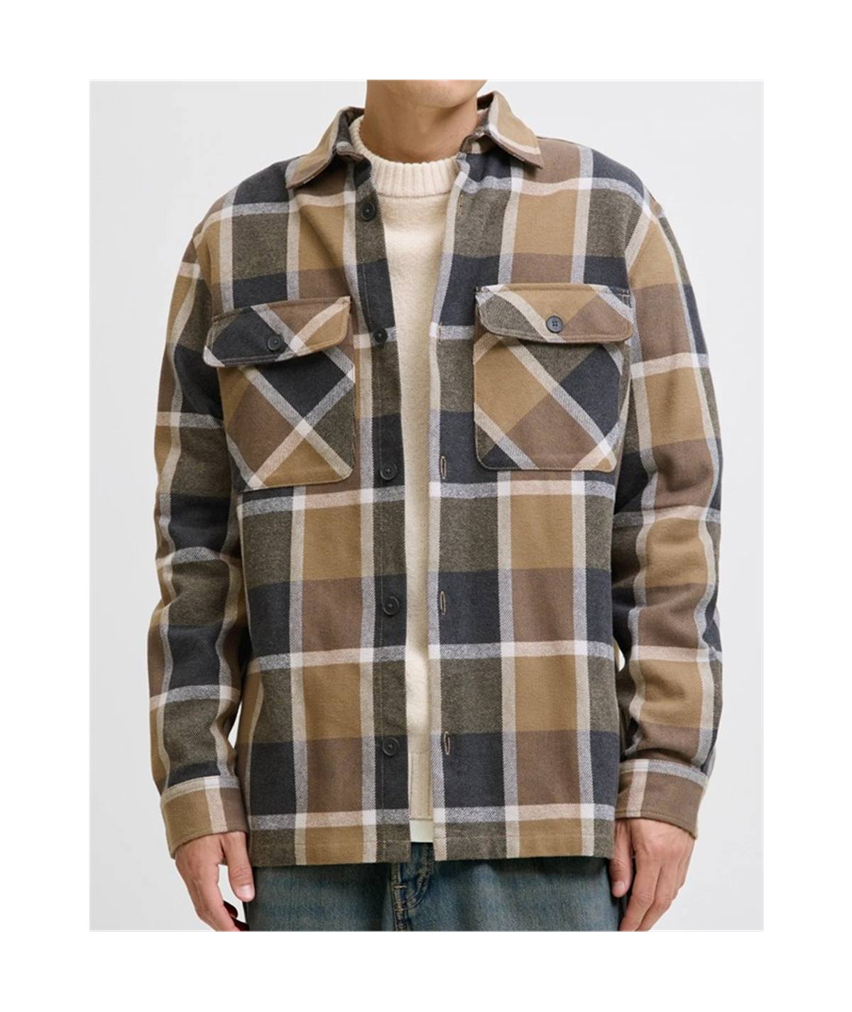 camicione jack jones check 1