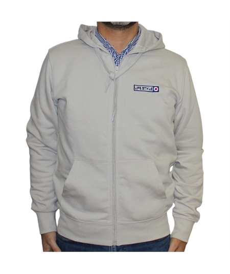 felpa zip cappuccio ghiaccio 1