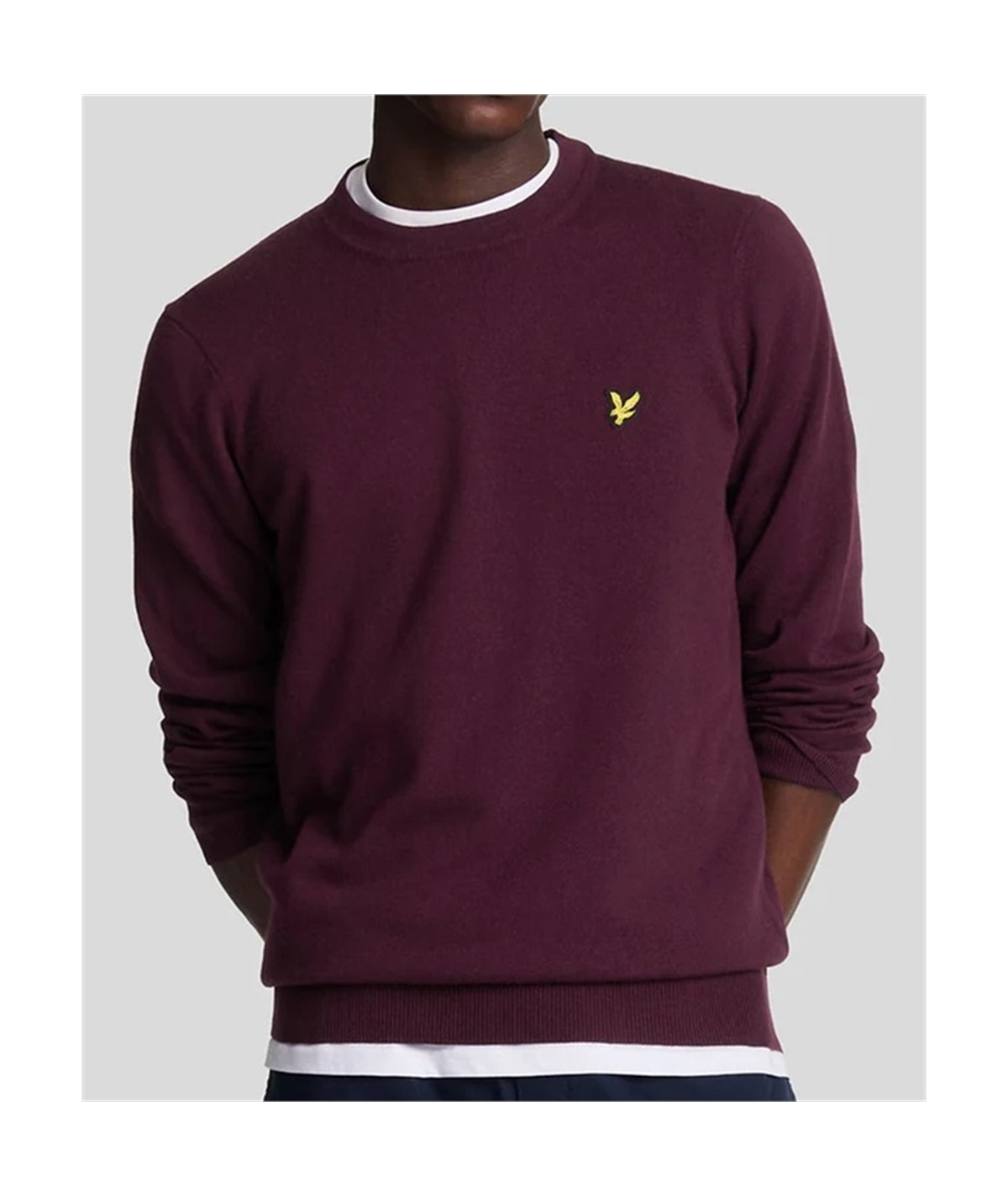 kn2110v maglia cotton merino bordeaux 1