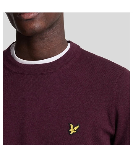 kn2110v maglia cotton merino bordeaux 2