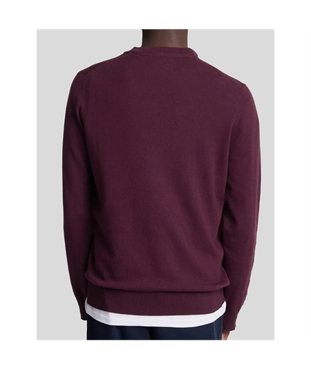 kn2110v maglia cotton merino bordeaux 3