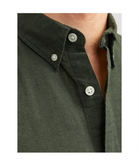 camicia oxford verde jack jones 2