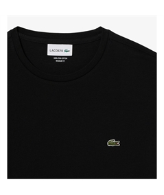 TH6709 t-shirt pima cotton lacoste nero 1