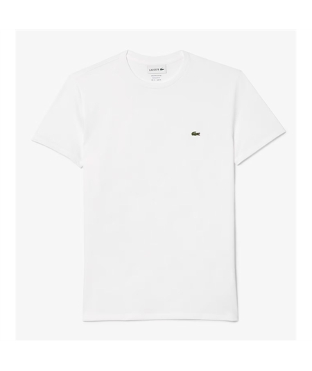 TH6709 t-shirt pima cotton lacoste bianco 4