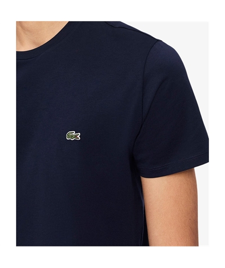 TH6709 t-shirt pima cotton lacoste blu 2