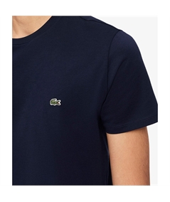 TH6709 t-shirt pima cotton lacoste blu 2