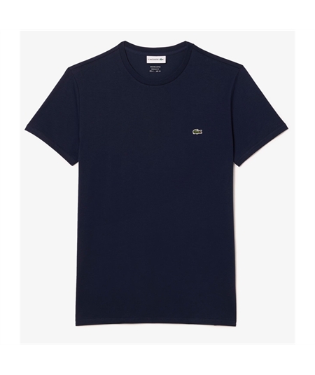 TH6709 t-shirt pima cotton lacoste blu 3