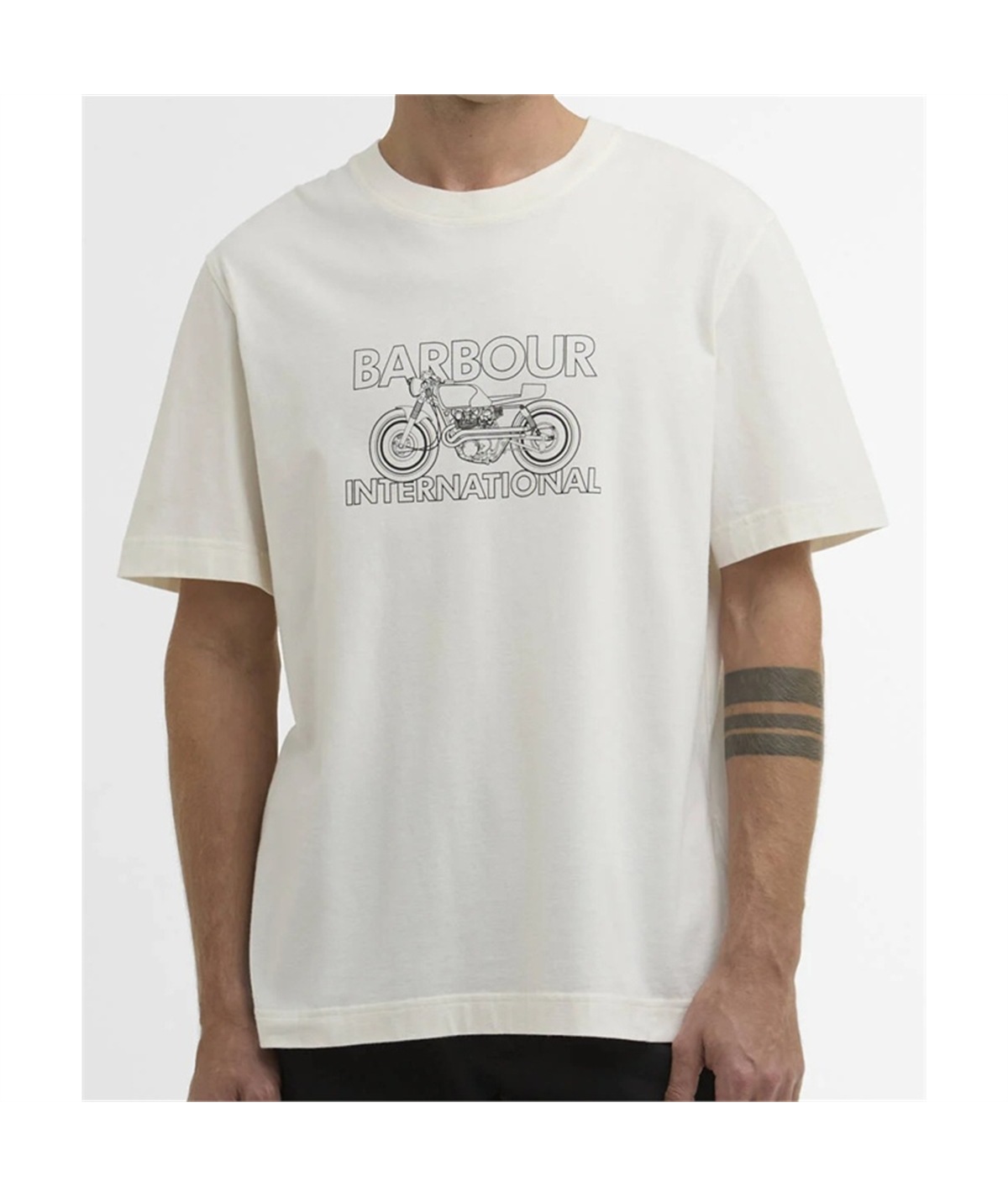 t-shirt moto barbour 1