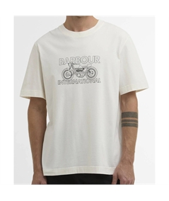 t-shirt moto barbour 1