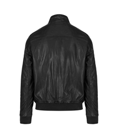 giacca pelle nero 2