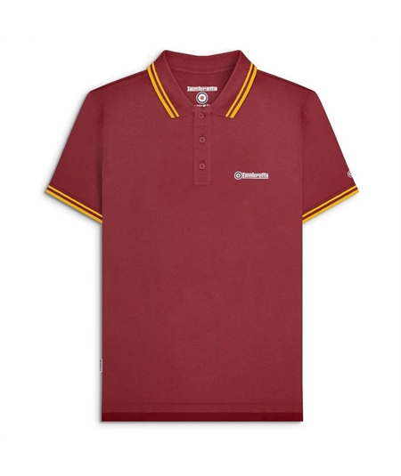 Polo lambretta bordeaux 1