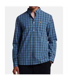 camicia popelin lyle scott quadri