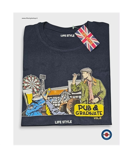 T-shirt Pub & gradinate vol. 8 Blu 2
