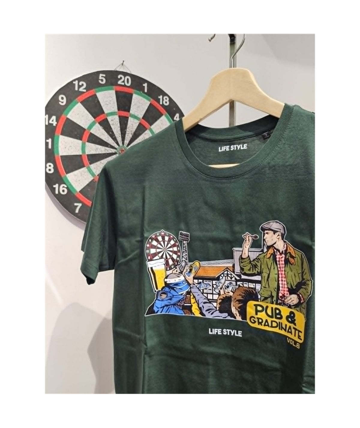 T-shirt Pub & gradinate vol. 8 verde 3