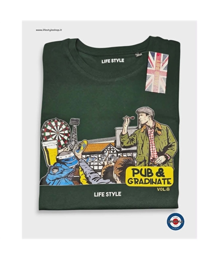 T-shirt Pub & gradinate vol. 8 verde 2