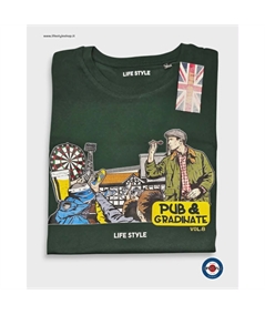 T-shirt Pub & gradinate vol. 8 verde 2