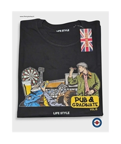 T-shirt Pub & gradinate vol. 8 nero 2