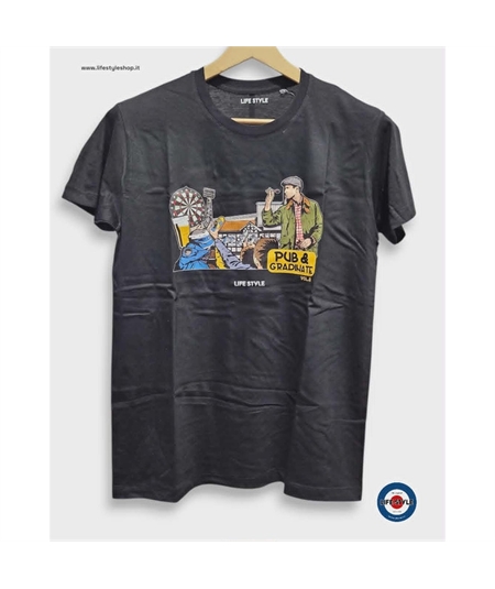 T-shirt Pub & gradinate vol. 8 nero 1
