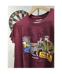 T-shirt Pub & gradinate vol. 8 Bordeaux 3