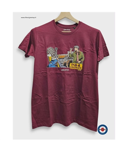 T-shirt Pub & gradinate vol. 8 Bordeaux 1