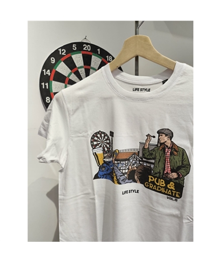 T-shirt Pub & gradinate vol. 8 bianco 3