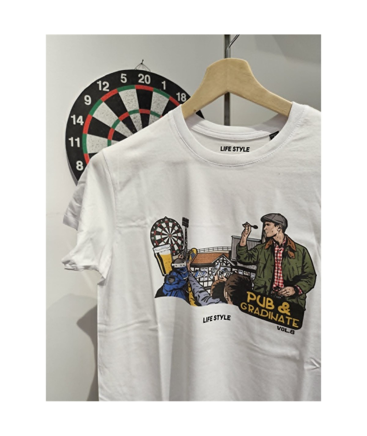 T-shirt Pub & gradinate vol. 8 bianco 3