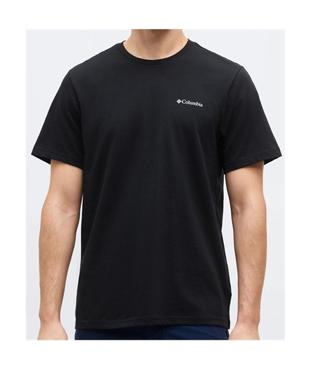 T-shirt basic columbia nero 1