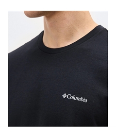 T-shirt basic columbia nero 2