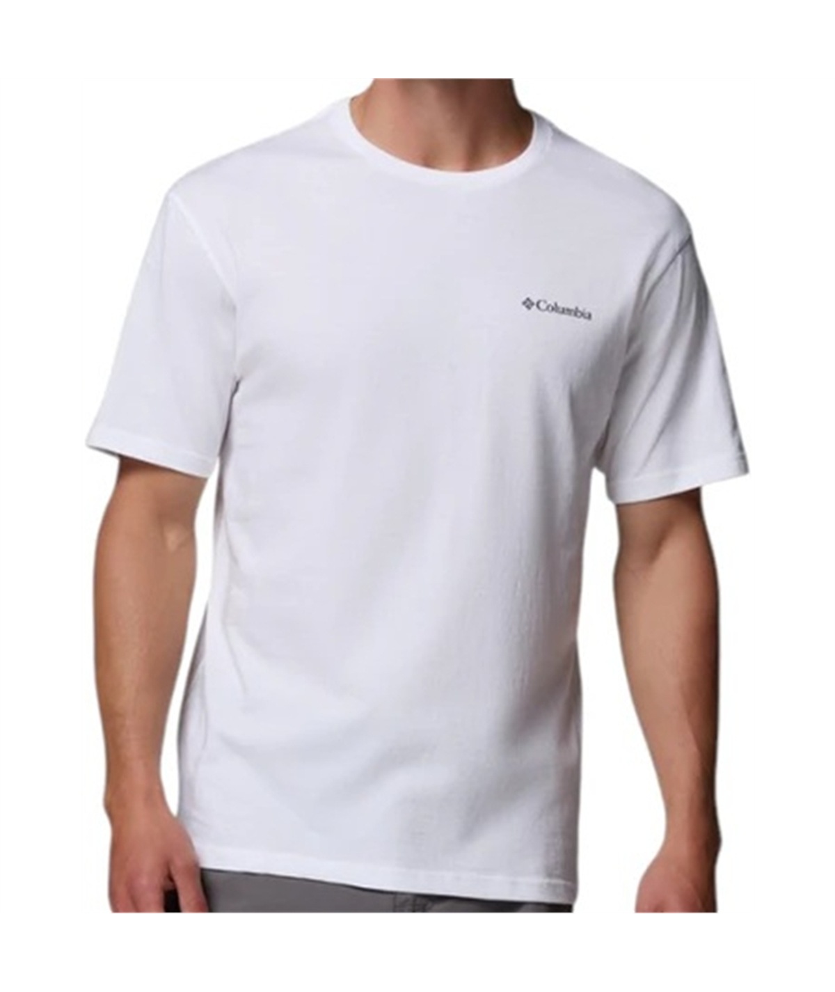 T-shirt basic columbia bianco 1