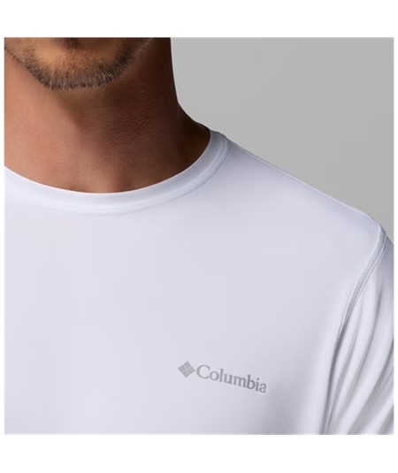 T-shirt basic columbia bianco 1
