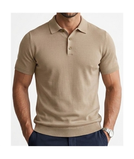 polo life style maglina beige 1