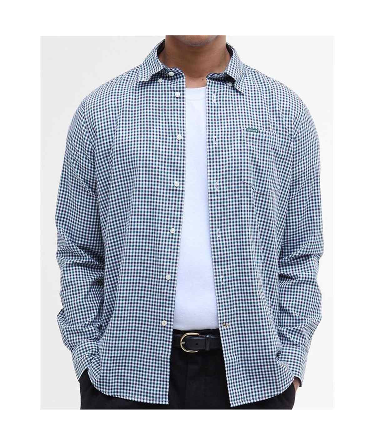 MSH5027GN51 camicia check barbour 1