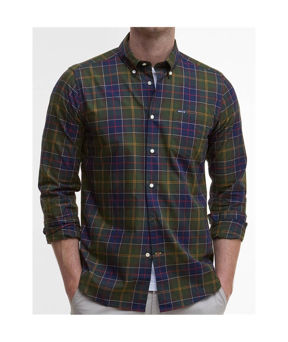 MSH4982tn43 camicia check barbour 1