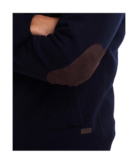MKN0731NY91 Barbour Patch Zip Thru Sweater