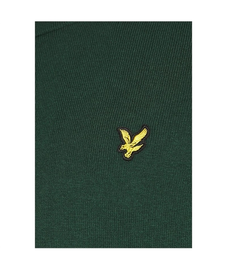 kn2110 maglia girocollo lyle scott verde 3