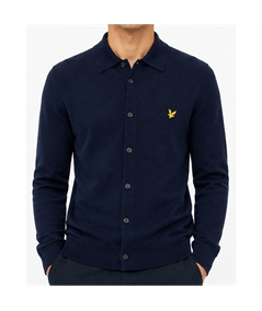 KN2515V_BL cardigan polo lyle scott