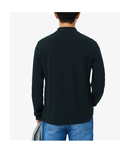 Polo manica lunga verde Lacoste 3