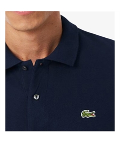 Polo manica lunga blu Lacoste 2