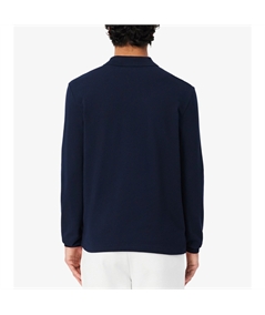 Polo manica lunga blu Lacoste 3