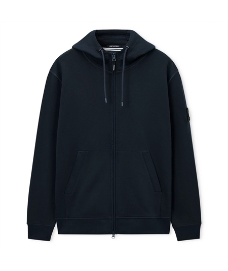 HD3B01 BL felpa zip e cappuccio WO 1