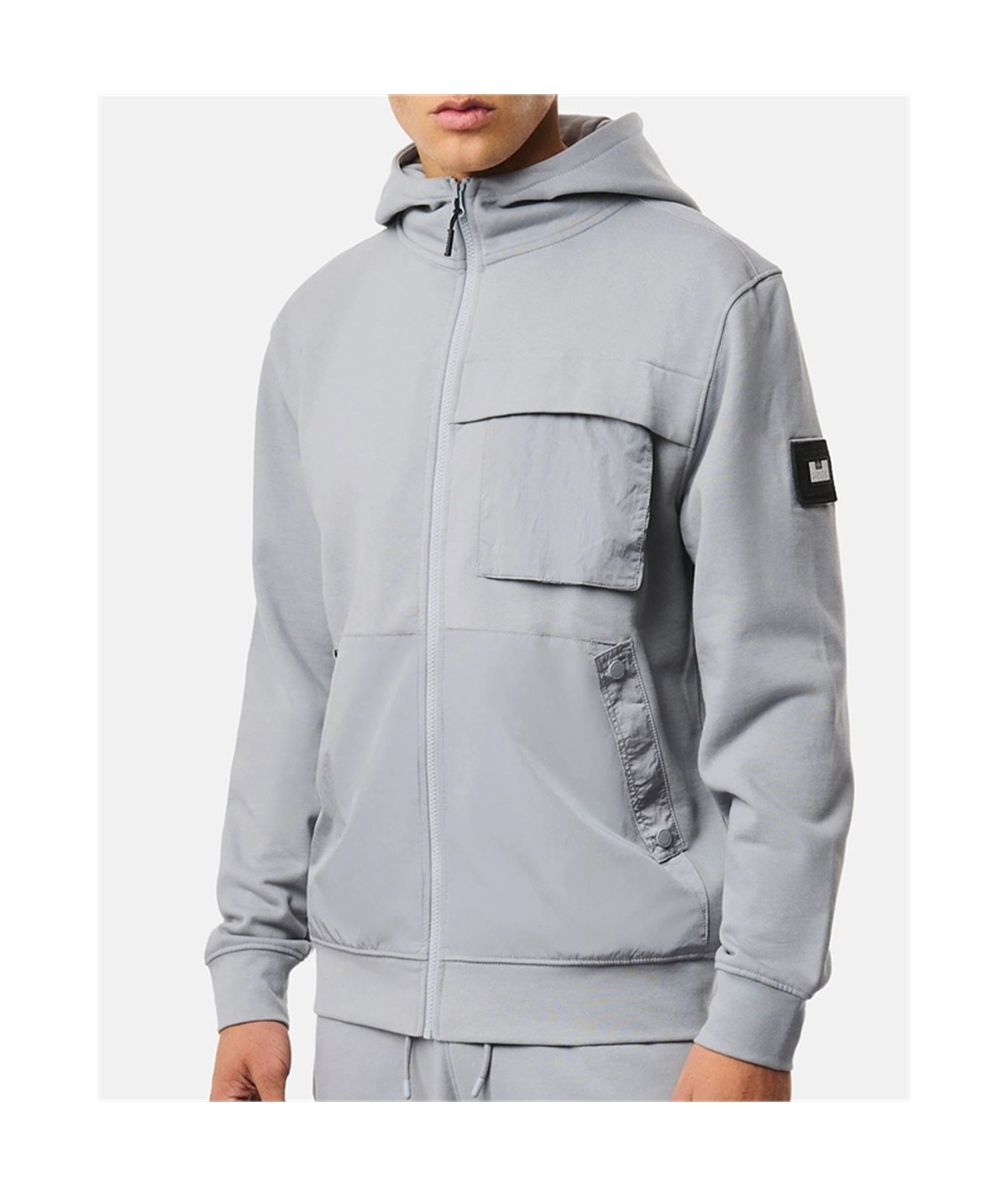 HD3B11 felpa zip e cappuccio WO 2