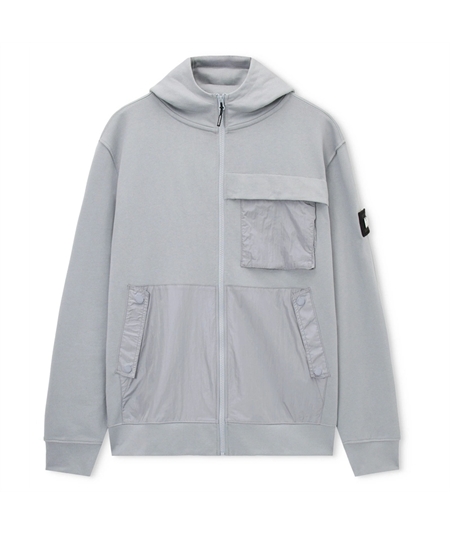 HD3B11 felpa zip e cappuccio WO 1