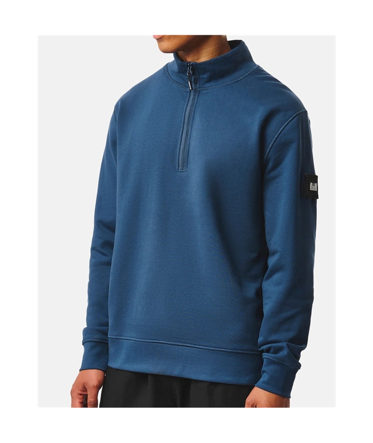 SW3B16 felpa mezza zip WO 2