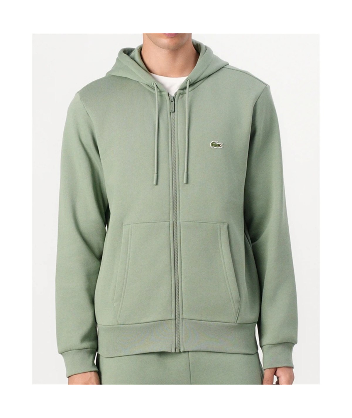 SH9809 felpa zip cappuccio lacoste 1