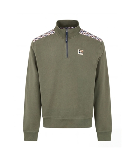 felpa mezza zip aquascutum 1